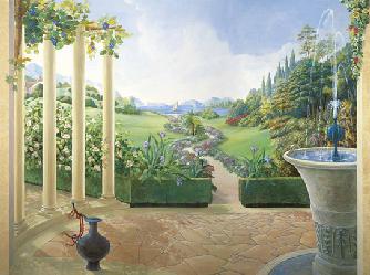 Poster para pared - Giardino antico Enmarcado de cuadros