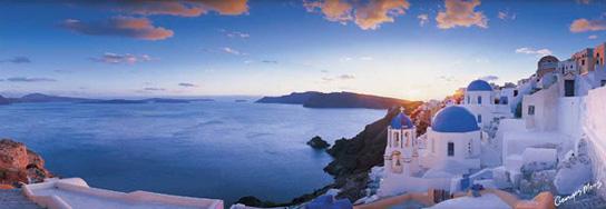 Poster para pared - Santorini panorama