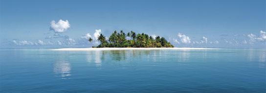 Poster para pared - Maldivie island Enmarcado de laminas