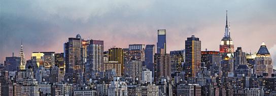 Poster para pared - Manhattan skyline Enmarcado de cuadros