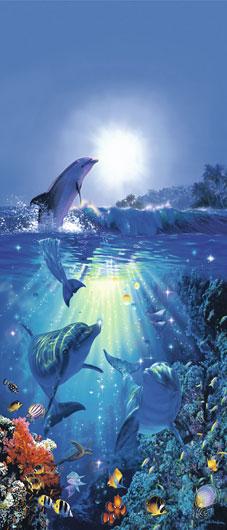 Poster para pared - Dolphin in the sun