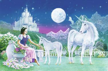 Poster para pared - Unicorn princess Enmarcado de laminas