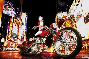 Poster para pared - Mid night rider Enmarcado de cuadros