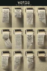 Poster - Words Enmarcado de cuadros