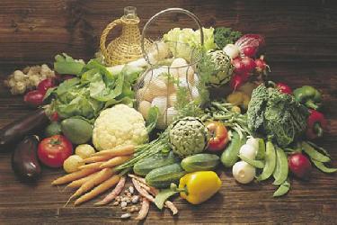 Verdura fresca Enmarcado de laminas