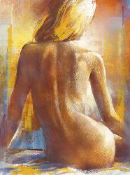 Nu de dos I Enmarcado de laminas