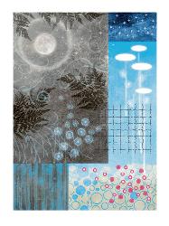 Lamina - Frosty Moon I Enmarcado de cuadros