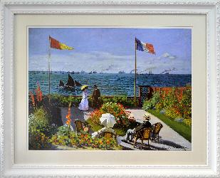 Cuadro Jardin en Sainte Adresse Monet Marcos y Cuadros