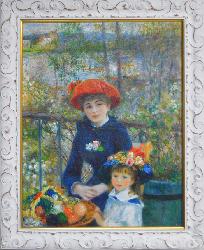 CUADRO EN LA TERRAZA (DOS HERMANAS) RENOIR Enmarcado de cuadros