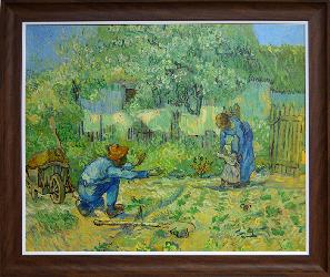 CUADRO PRIMEROS PASOS VAN GOGH Enmarcado de laminas