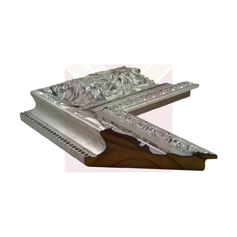 BATEA 10 CM LABRADA PLATA  