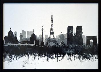 CUADRO PARIS SPLASH Enmarcado de laminas