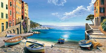 Lamina - II Porticciolo Enmarcado de cuadros