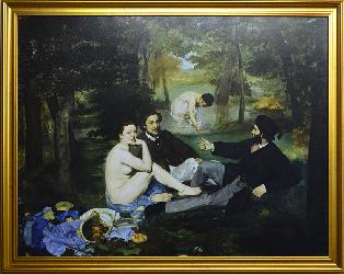 CUADRO ALMUERZO SOBRE LA HIERBA MANET Marcos y Cuadros