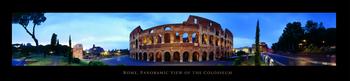 Lamina - Rome, Panoramic View of the Colosseum Enmarcado de laminas