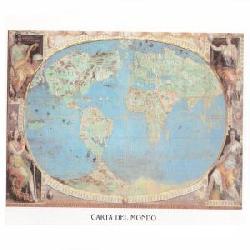 Lamina - Carta del Mondo Enmarcado de cuadros
