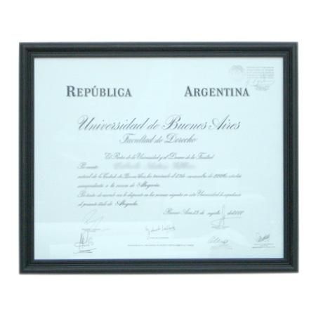 Enmarcado Diplomas