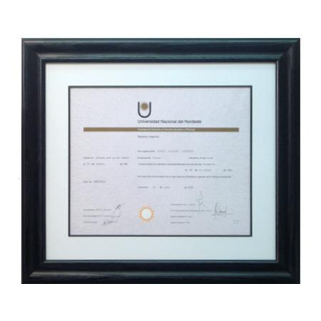 Enmarcados de diplomas
