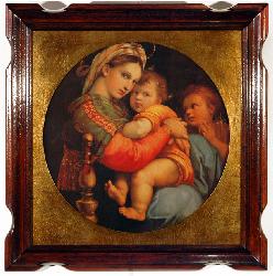 Cuadro - Madonna della seggiola Enmarcado de laminas