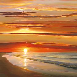 Lamina - Sunset on the Water Marcos y Cuadros