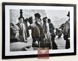 Cuadro El Beso Doisneau  Marcos y Cuadros