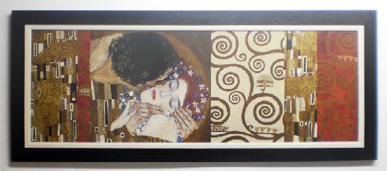 Cuadro con El Beso (deco) Klimt Enmarcado de laminas