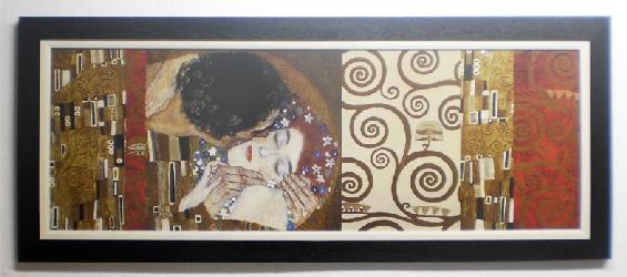 Cuadro con El Beso (deco) Klimt Marcos y Cuadros