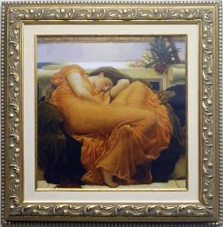 CUADRO Flaming June Leighton Enmarcado de laminas
