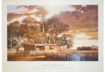 Lamina - Atardecer en la cuenca del salado Marcos y Cuadros