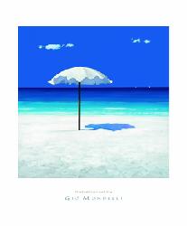 Lamina - Ombrellone nel blu Enmarcado de laminas