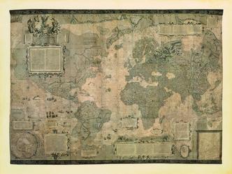 Orbis Terrae Descriptio Enmarcado de laminas