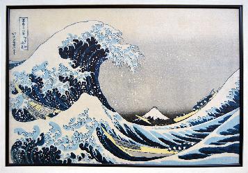 CUADRO LA GRAN OLA HOKUSAI Marcos y Cuadros