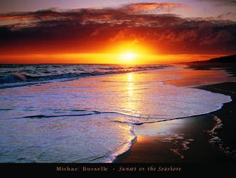 Lamina - Sunset on the Seashore Enmarcado de laminas