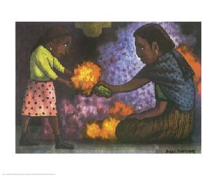 Lamina - Ayudando a Mama Enmarcado de cuadros