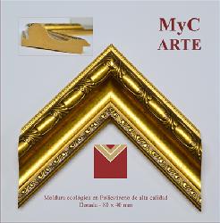 BATEA 8 CM ORO Marcos y Cuadros