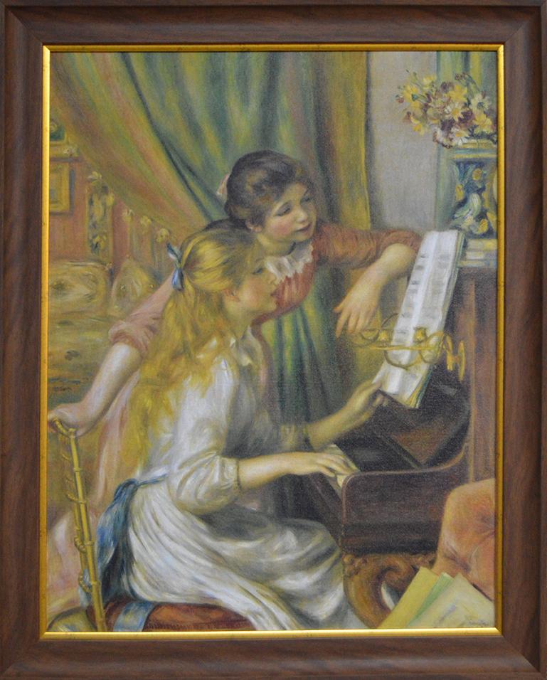 CUADRO MUCHACHAS AL PIANO RENOIR