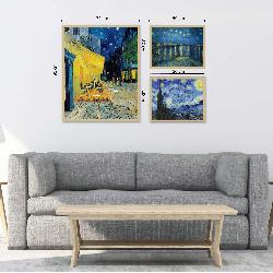 set 3 cuadros VAN GOGH Enmarcado de laminas