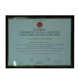 Enmarcado de certificado UCA Enmarcado de laminas