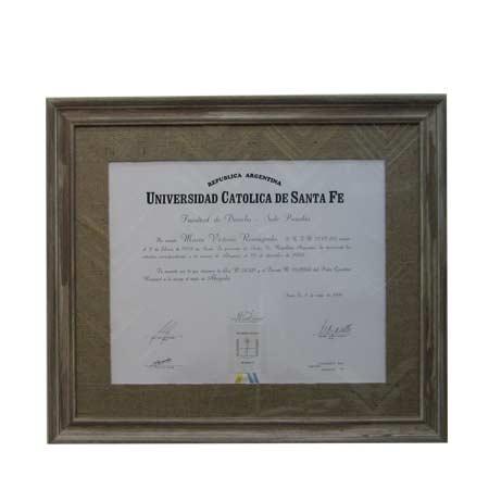 Enmarcado de Diploma Uca Sta Fe