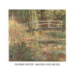 Lamina - Bacino con Ninfee Enmarcado de laminas