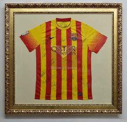 Enmarcado camiseta Barcelona Enmarcado de laminas