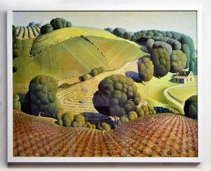 Cuadro Young Corn Grant Wood Enmarcado de laminas