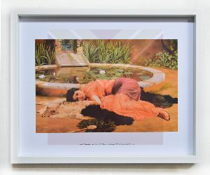 Cuadro John William Godward Enmarcado de laminas