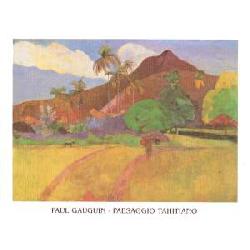Lamina - Paesaggio Tahitiano Enmarcado de laminas