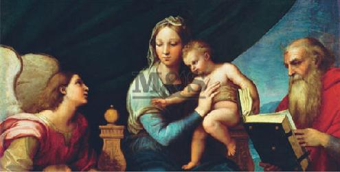 Lamina - Madonna del pesce Enmarcado de cuadros