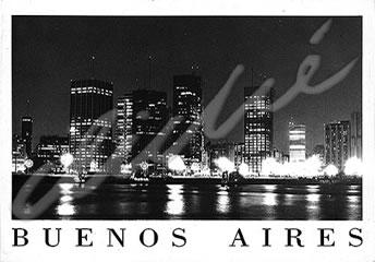 Lamina - Noche de Buenos Aires Enmarcado de cuadros