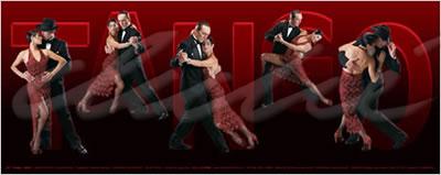 Lamina - Tango Neon Enmarcado de laminas