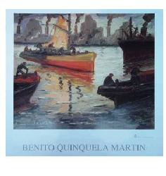 Lamina - Barcas iluminadas Marcos y Cuadros