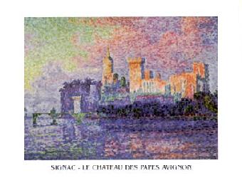 Lamina - Le chateau des papes avignon Enmarcado de cuadros