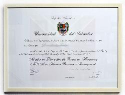 Enmarcado diploma Enmarcado de laminas